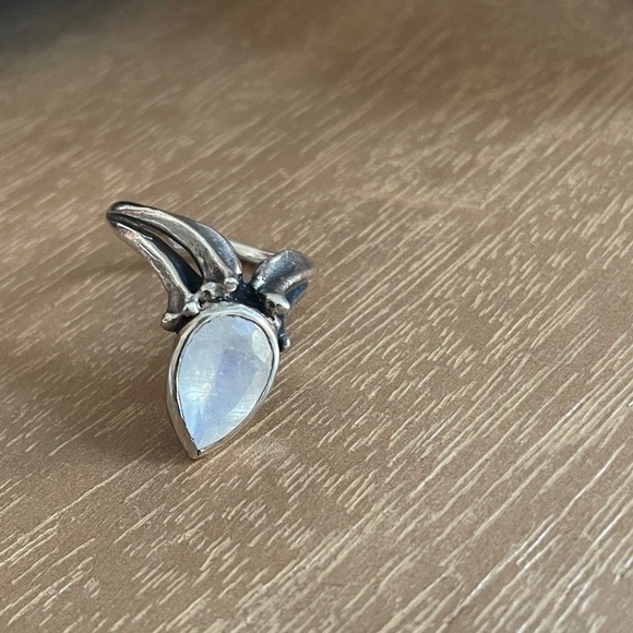 Bloodmilk Jewelry - Bloodmilk Moonstone Ring Nyx Diadem 2